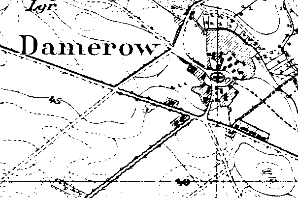 Map of Damerow