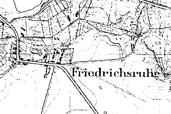 Map of Friedrichsruhe