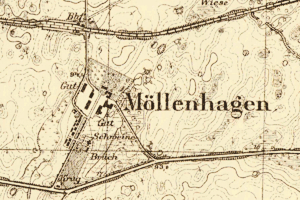 Map of Mllenhagen