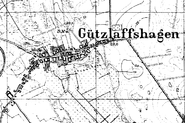 Map of Gtzlaffshagen