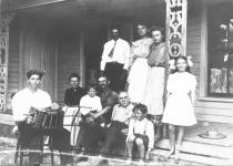 The Kolbe and Schenk Families at the Meyer's House