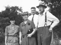 Tillie Rudloff Wendland with her son-in-law Fred Stegner